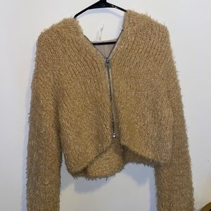 Free people teddy zip up